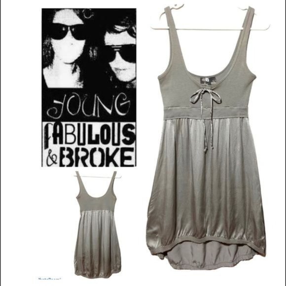 Young Fabulous & Broke Dresses & Skirts - Young Fabulous & Broke YFB Cotton Silk Tank Dress